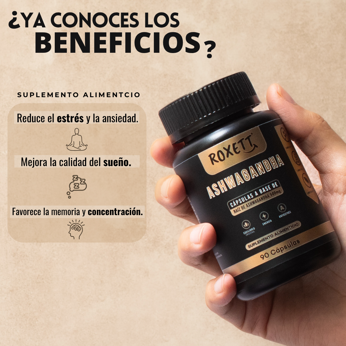 Ashwagandha | Raíz de Ashwagandha Pura